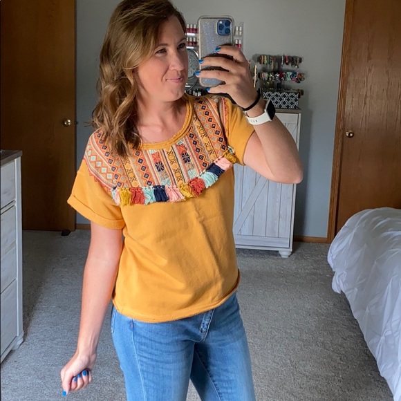 Anthropologie Chloe Oliver Valencia Top - Picture 2 of 10